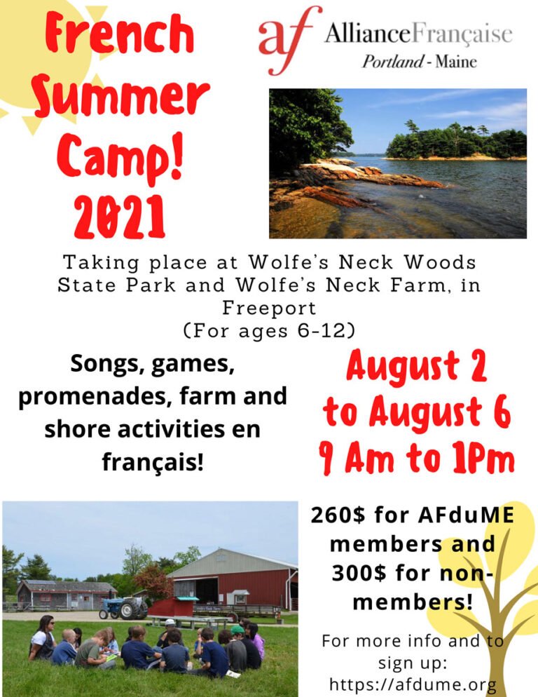 Summer Camp - Alliance Française du Maine