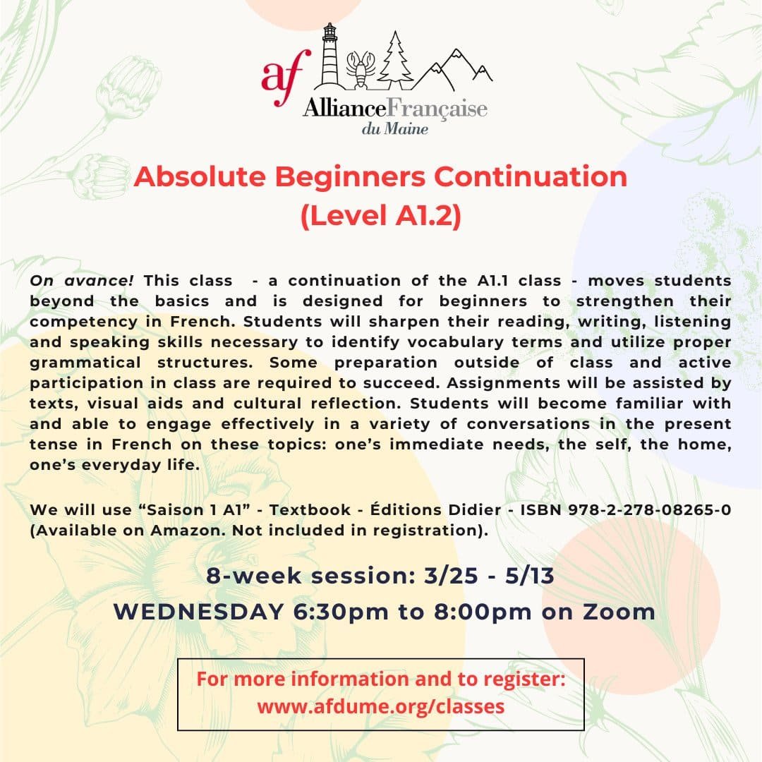 Featured image for “Absolute Beginners- Continuation (A1.2)”