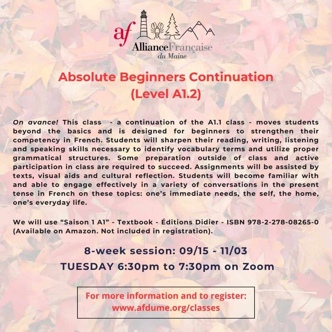 Featured image for “Absolute Beginners- Continuation (A1.2)”