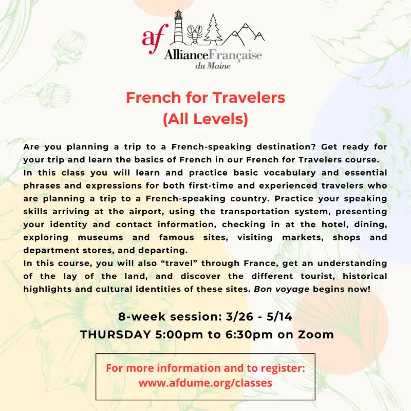 Featured image for “French for Travelers (All Levels)”