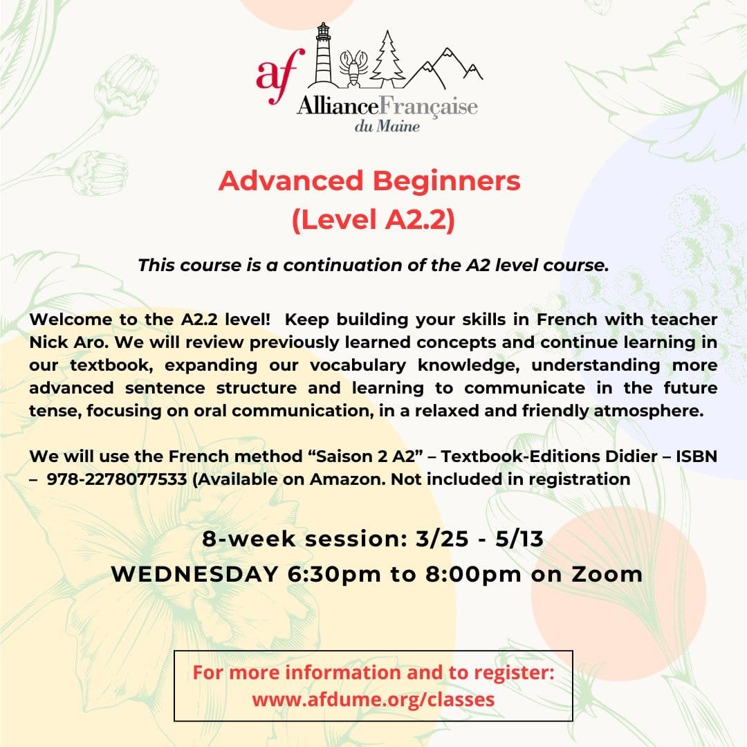 Featured image for “Advanced Beginners Continuation (A2.2)”